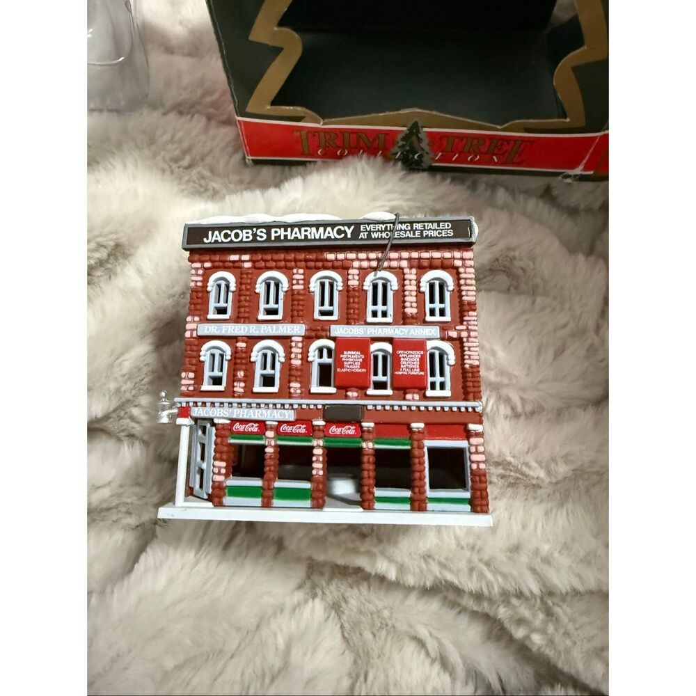 Coca‎ Cola Christmas Trim A Tree Ornament Jacob's Pharmacy Dr. Fred Palmer 1991